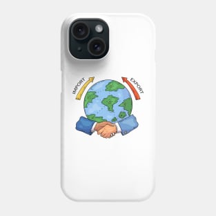 Import Export infographic Phone Case