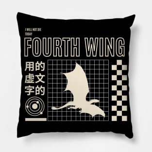 Fourth Wing Dragon Rider Pillow