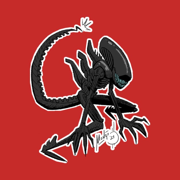 "Xenomorph" by MONGO draws