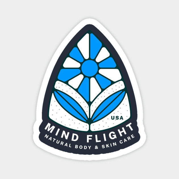 Mind Flight Triangle Magnet by mindflightco