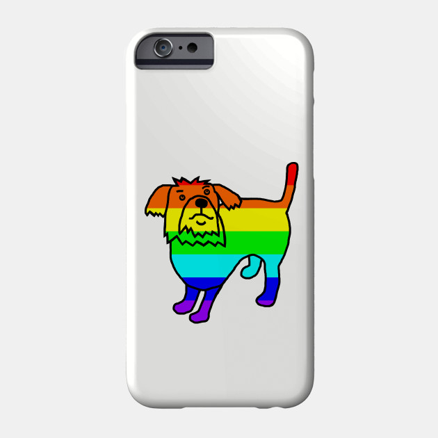 Cute Rainbow Dog Rainbows Phone Case Teepublic
