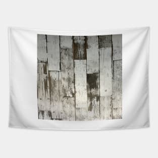 coastal chic french country nautical beach white wood Tapestry