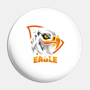 eagle face Pin