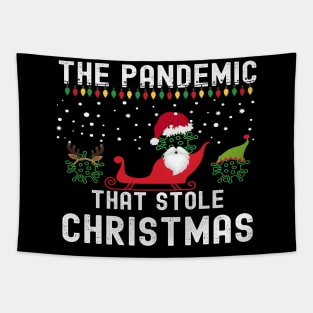 The Pandemic That Stole Christmas 2020 Ugly Tacky Sweater Tapestry