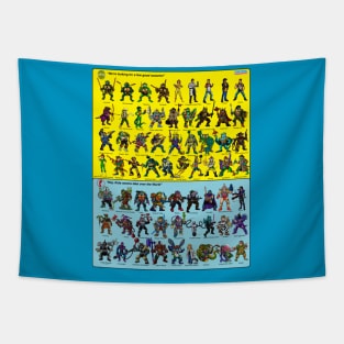 Turtles figure poster Tapestry