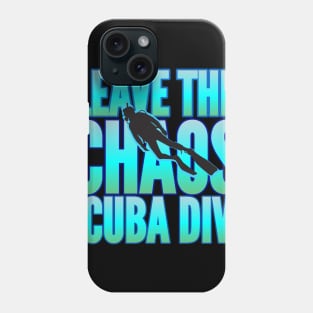 Scuba diving t-shirt designs Phone Case
