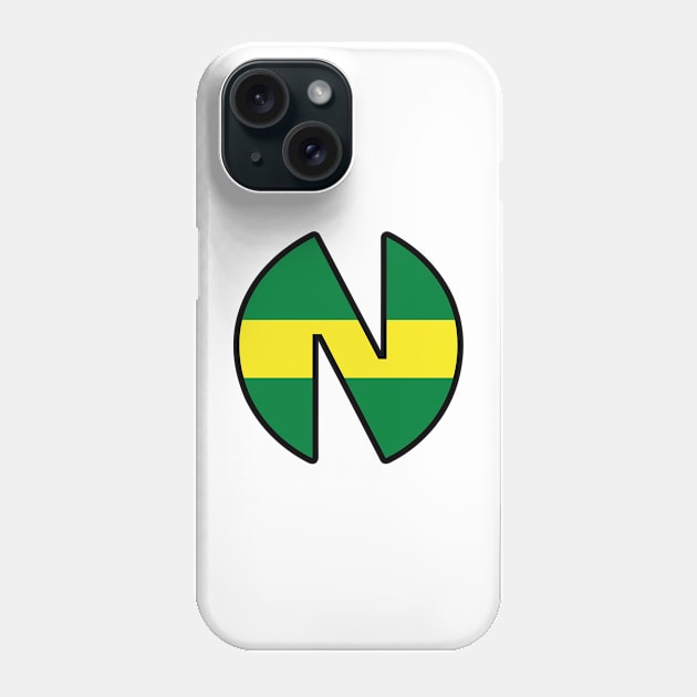 N Soccer Team Shirt 10 Phone Case by buby87