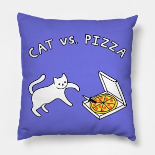 Cat Vs Pizza Pillow