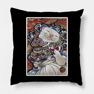 Alice Ferret - White Outlined Version Pillow