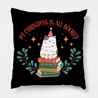 My Christmas is all booked Pillow