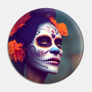 Day of The Dead #15 Pin