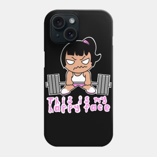 Fitness girl, barbell girl, girls who lift, gym girl Phone Case