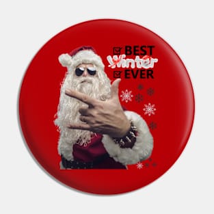 BEST WINTER EVER with a Snowflakes Pin