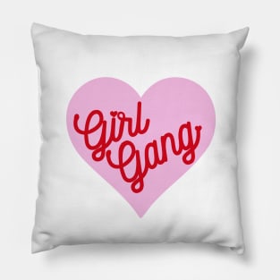Girl Gang Heart Pocket Shirt Pillow