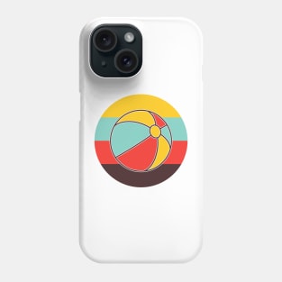 Beach Ball in Retro Colors Phone Case