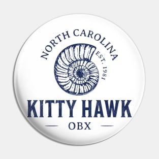 Kitty Hawk, NC Summertime Vacationing Seashell Pin