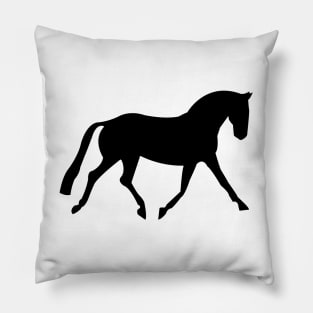 Simple Dressage Horse Pillow