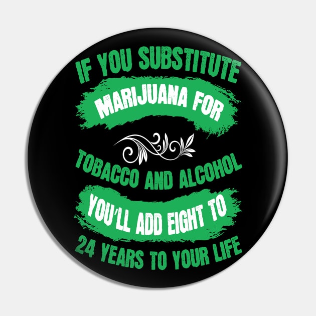 If You Substitute Marijuana For Tobacco And Alcohol You`ll Add 8 To 24 Years To Your Life Pin by Dojaja