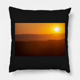 African sunset. Pillow