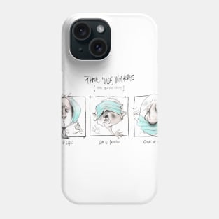 Three  Wise Monkeys Phone Case