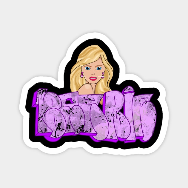 Barbie Graffiti Magnet by Alpzzz⛓️