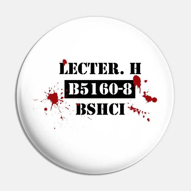 Lecter Prison shirt Pin by kyohazard