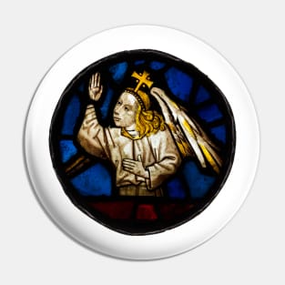 Roundel with an Angel Pin