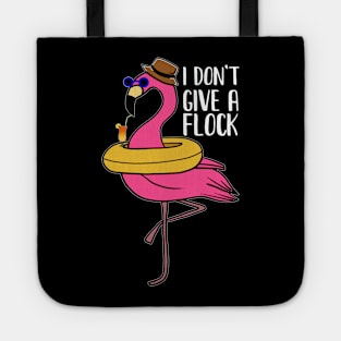 I don't give a Flock, Funny Flamingo Lover Gift Tote