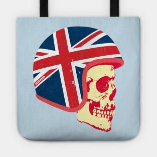 Cafe Racer Skull biker Tote