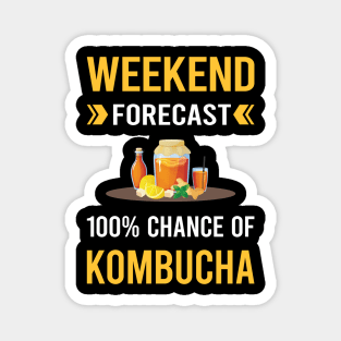 Weekend Forecast Kombucha Booch Magnet