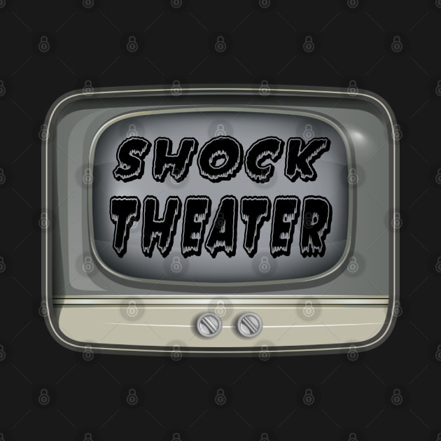 Shock Theater Vintage Television by Elijah101