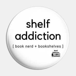 Book Nerd + Bookshelves Pin