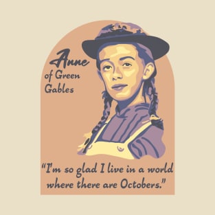 Anne of Green Gables Portrait and Quote T-Shirt