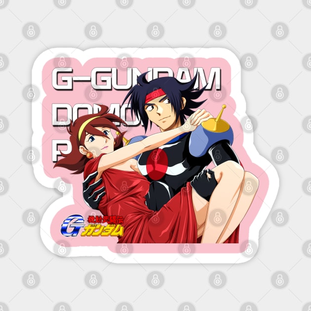 Domon x Rain G-Gundam Last Episode Magnet by Celestial Crafts