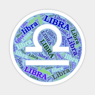 Libra Zodiac Sign Magnet