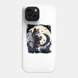 Japanese Cat Samurai Katana Catana - Cat Lover Phone Case