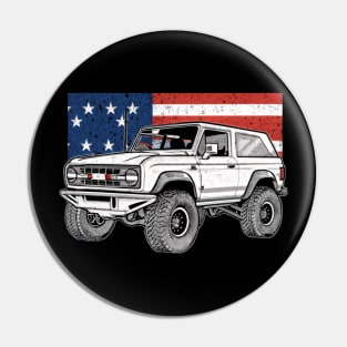 American Bronco Pin