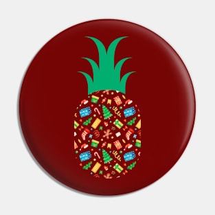 A Christmas Pineapple Pin