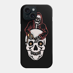 Tattoo and skull Phone Case