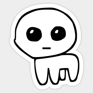 TBH creature eating a sandwich | Sticker