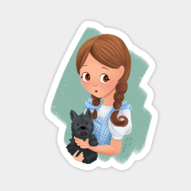 Dorothy & Toto - Wizard Of Oz - Magnet | TeePublic Dorothy & Toto - Wizard Of Oz - Magnet | TeePublic