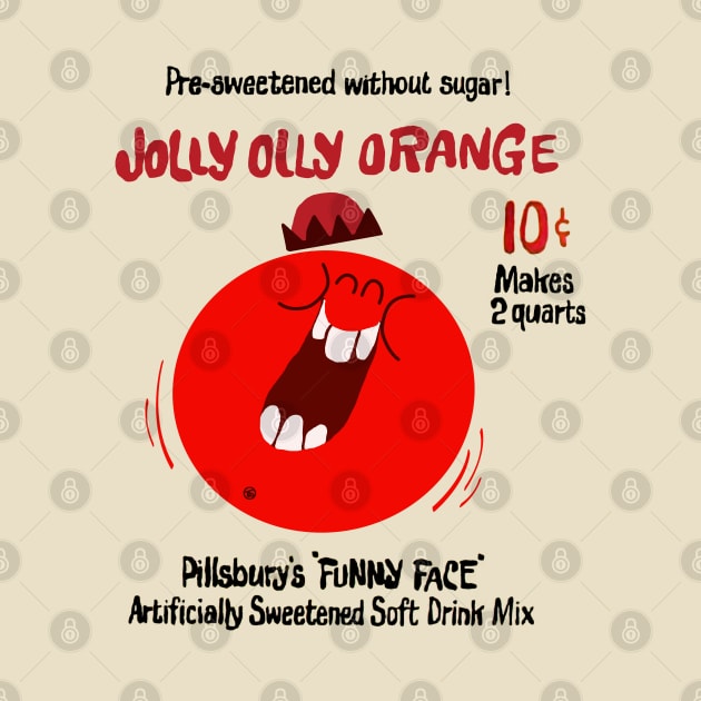 Jolly Olly Orange "Funny Face" by offsetvinylfilm