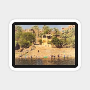 Life By The River Nile Magnet