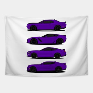 AMERICAN MUSCLE PURPLE Tapestry