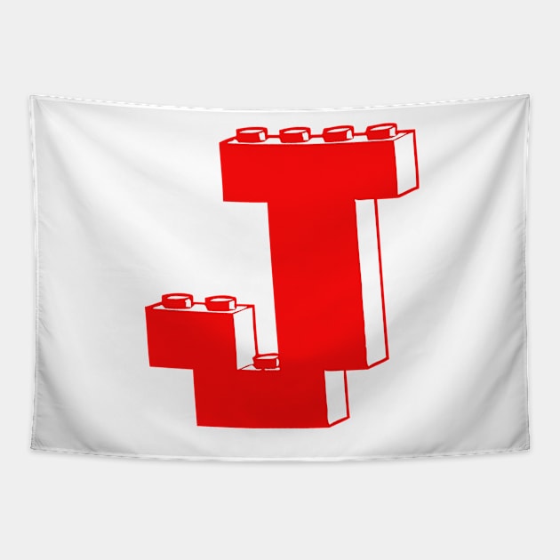 THE LETTER J, Customize My Minifig Tapestry by ChilleeW