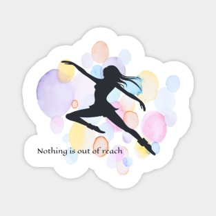 colorful dance design Magnet