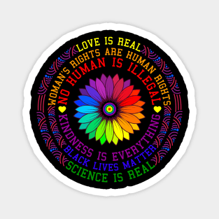 Science Is Real - Black Lives Matter Gift Magnet