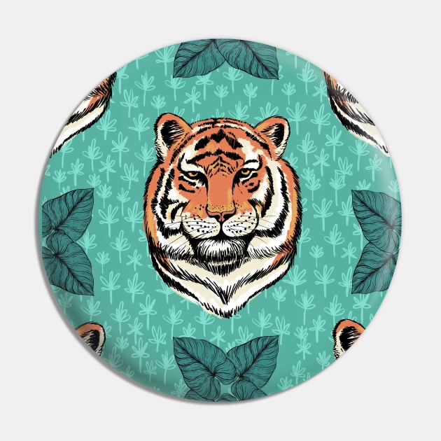 Big cats In The Jungle Pin by SWON Design