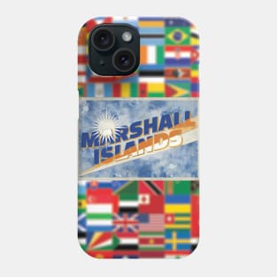 The Marshall Islands vintage style retro souvenir Phone Case