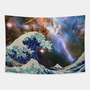 The Great Wave - Hokusai - Galaxy Tapestry